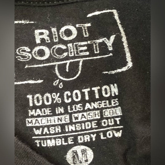 Riot Society California Knows How to Party T Shirt Medium - Picture 4 of 4